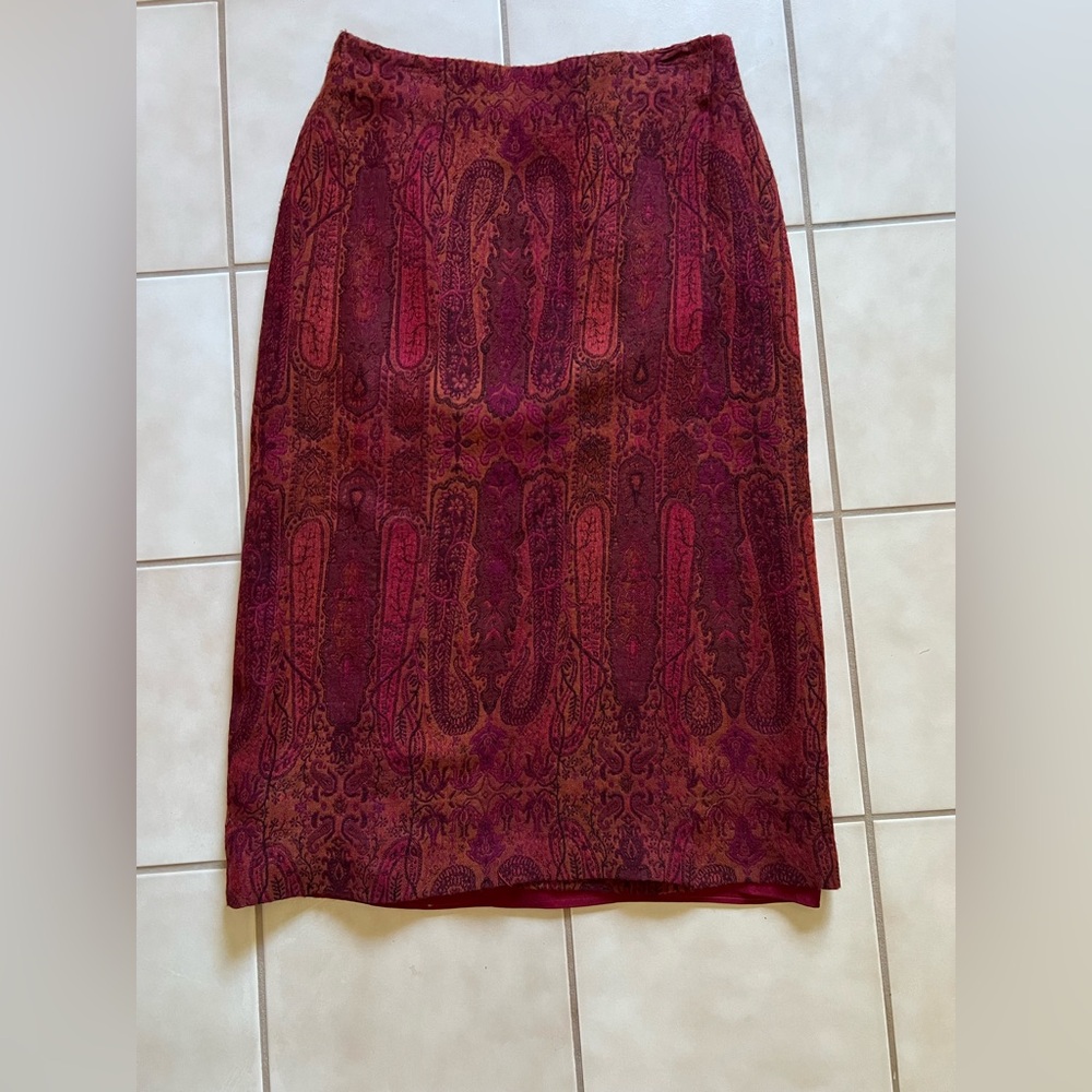 Dana Buchman Wrap Skirt - Picture 2 of 5